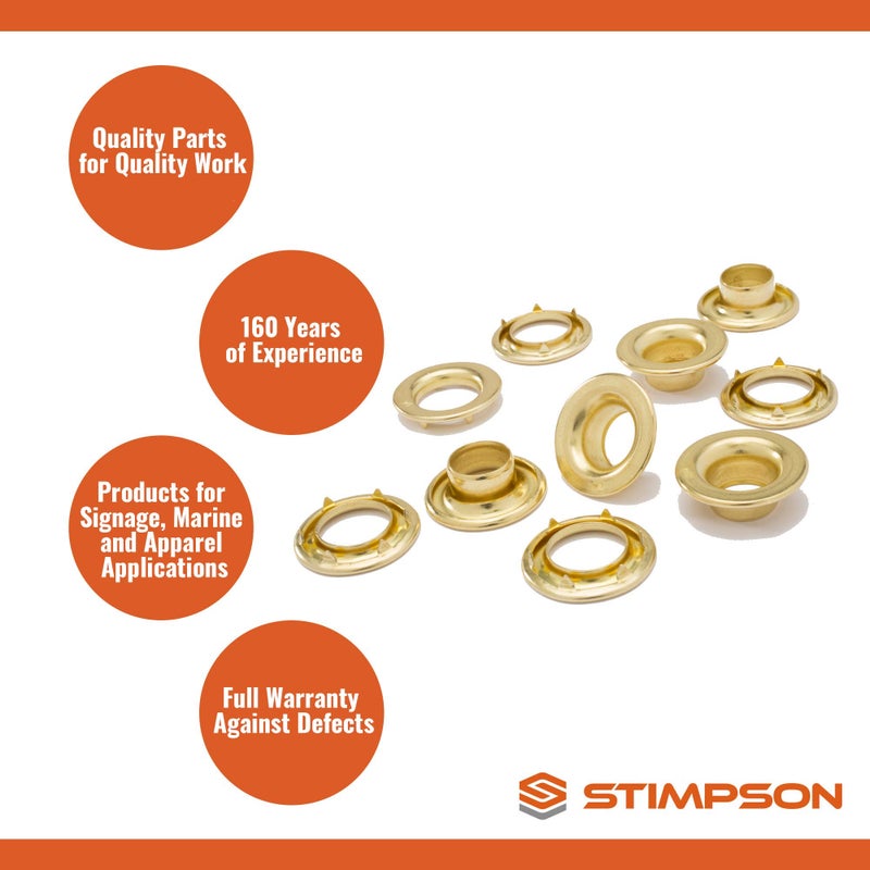 Stimpson SPGW2TSET Self-Piercing Grommet and Washer Machine Tools for #2 Set (for Stimpson 405 Bench Press) - Image 3
